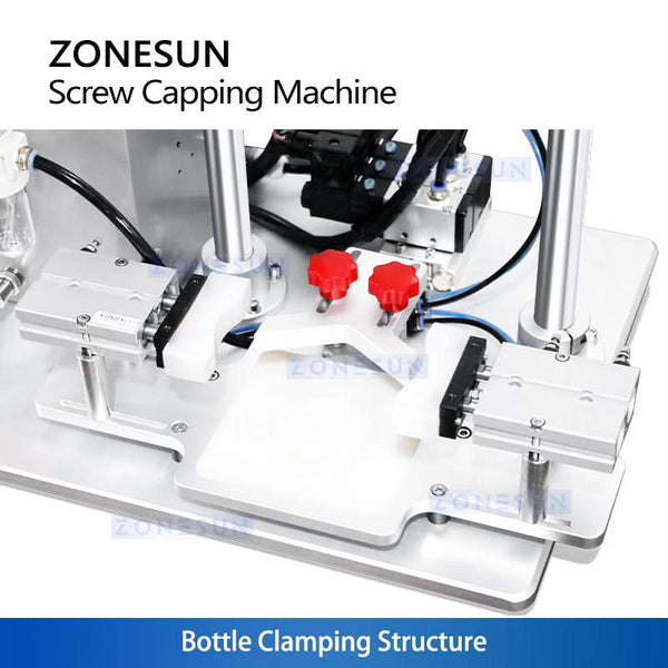 ZONESUN ZS-XG450S Semi-Automatic Servo Driven Capping Machine Electric Screw-Type Bottle Capper
