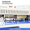ZONESUN ZS-FR1000 Automatic Solid Ink Continuous Sealing Machine for Plastic Kraft Bags Aluminum Foil Bags
