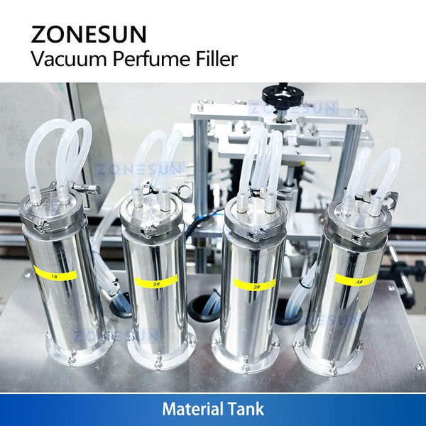 ZONESUN ZS-VTZL4A Automatic Vacuum Perfume Filling Machine Fragrance Bottle Filler