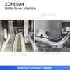 ZONESUN ZS-WB02A Industrial Air Water Bottle Washing Machine for Glass Plastic Bottles