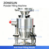 ZONESUN ZS-FM5A Servo Powder Filling Machine with Feeder