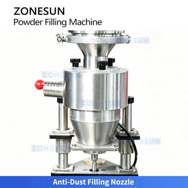 ZONESUN ZS-FM5A Servo Powder Filling Machine with Feeder