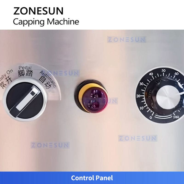 ZONESUN ZS-XG11 Nail Polish Bottle Capping Machine Semi Automatic Cosmetic Capper