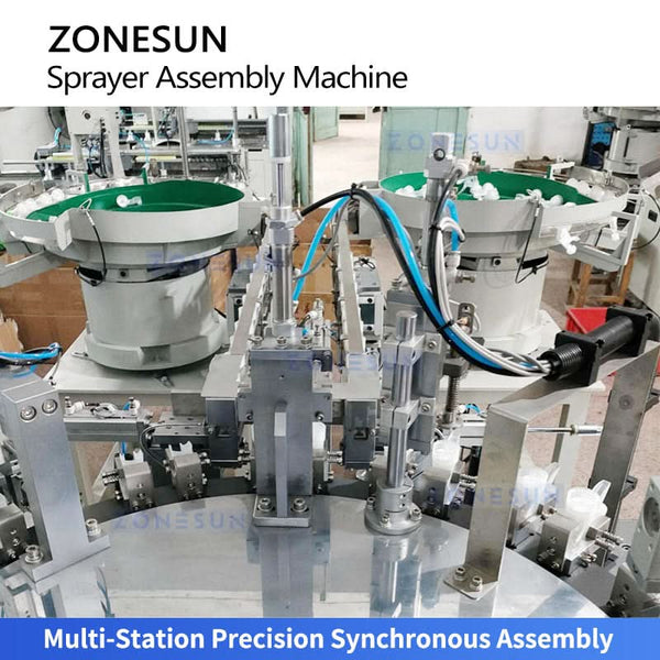 ZONESUN ZS-WIM06 Dip Tube Cutting and Inserting Machine Lotion Pump Assembly Machine