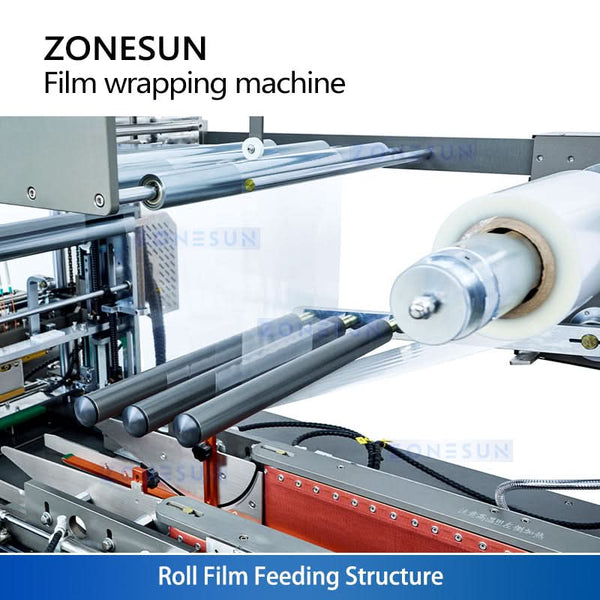 ZONESUN ZS-MSFM730 Automatic Cellophane Overwrapping Machine for Perfume Cosmetic Medicine Box