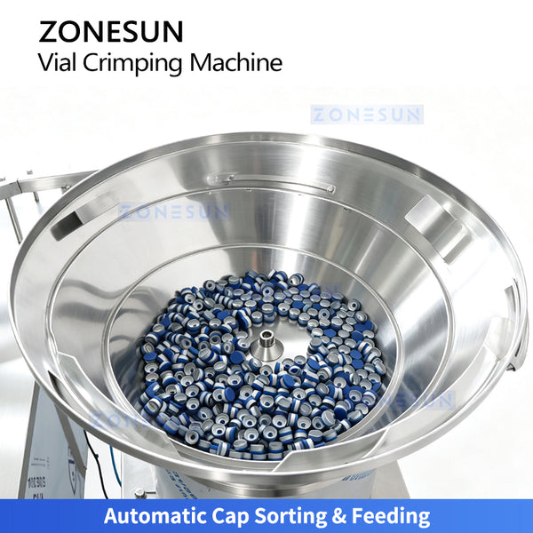 Automatic aluminum-plastic cap sorting and feeding system