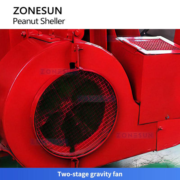 ZONESUN ZS-HTK2 Automatic Peanut Shelling Machine Automatic Peanut Husking Equipment