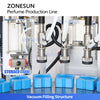 ZONESUN ZS-AFC42P Automatic Rotary Perfume Washing Filling Crimping Capping Monoblock Machine