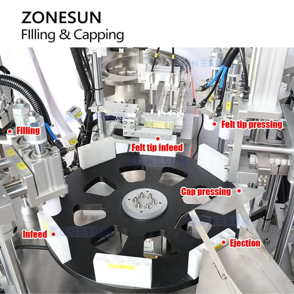 ZONESUN ZS-AFCU1M Magic Remover Pen Filling and Sealing Machine