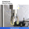 ZONESUN ZS-AFC47 Tabletop 1–15ml Peristaltic Pump Nail Polish Essential Oils Filling Capping Machine