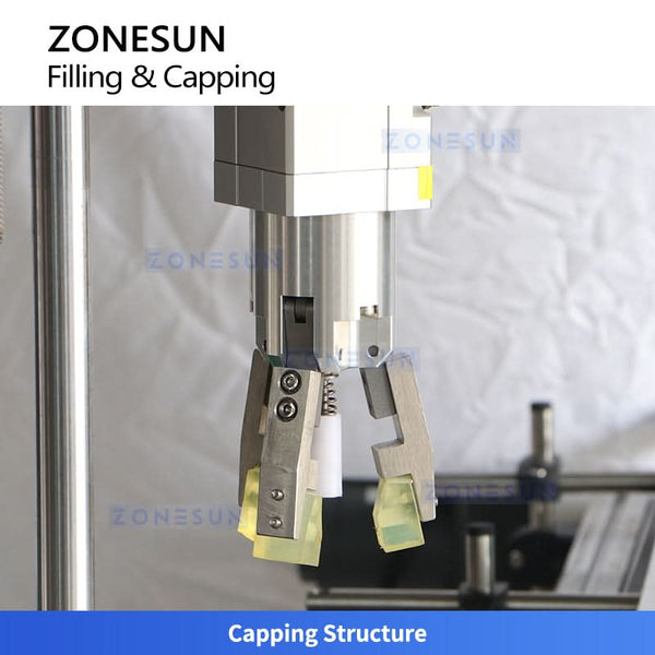 ZONESUN ZS-AFC47 Tabletop 1–15ml Peristaltic Pump Nail Polish Essential Oils Filling Capping Machine