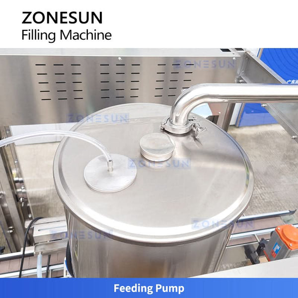 ZONESUN ZS-YT2T-2PXD Automatic Servo Piston Pump 2 Heads Filling Machine