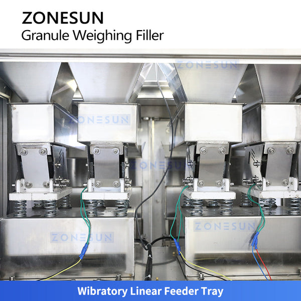 ZONESUN ZS-HG200 Dual-Hopper Large Capacity Granule Weighing Filling Machine for Bulk Products