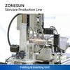 ZONESUN ZS-MS3TPF Mask Sheet Folding and Bagging Machine Turnkey Sachet Filling Sealing Solution