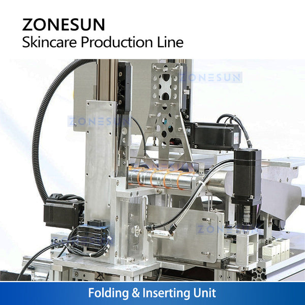ZONESUN ZS-MS3TPF Mask Sheet Folding and Bagging Machine Turnkey Sachet Filling Sealing Solution