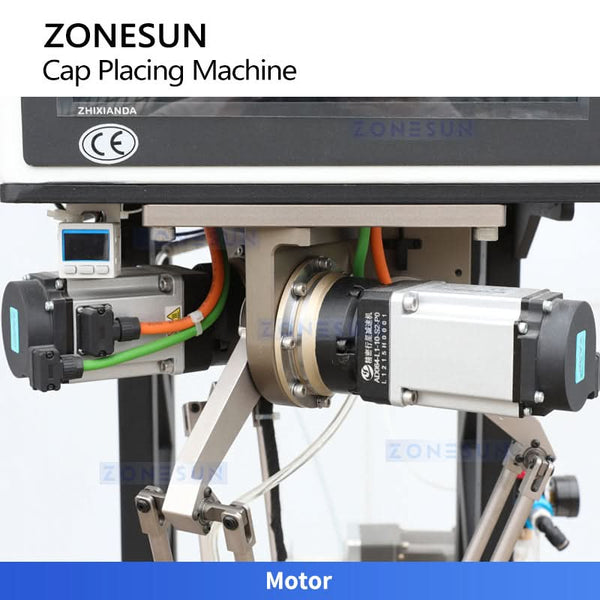 ZONESUN ZS-PG10 Automatic Vision Guided Capping Machine Robotic Pick and Place Bottle Capping System