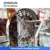 ZONESUN ZS-UVB1 Automatic Bottle & Can UV Sterilization Air Rinsing Machine