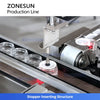 ZONESUN ZS-FAL180V2 Cosmetic Cream Production Line Servo Filling Automatic Capper Labeler