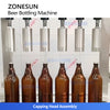 ZONESUN ZS-CFC5 Semi Automatic Beer Filling and Capping Machine for Craft Breweries