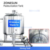 Zonesun ZS-PRT100L Customizable Dairy Pasteurizer Tank with Integrated Cooling System