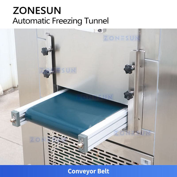 ZONESUN ZS-CTL1 Automatic WaxCandle Cooling Tunnel High-Efficiency Flash Freezer Conveyor for Solid Cosmetics