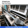 ZONESUN ZS-PT1000 Automatic Rotary Paper Pulp Molding Machine Egg Fruit Tray Making Equipment