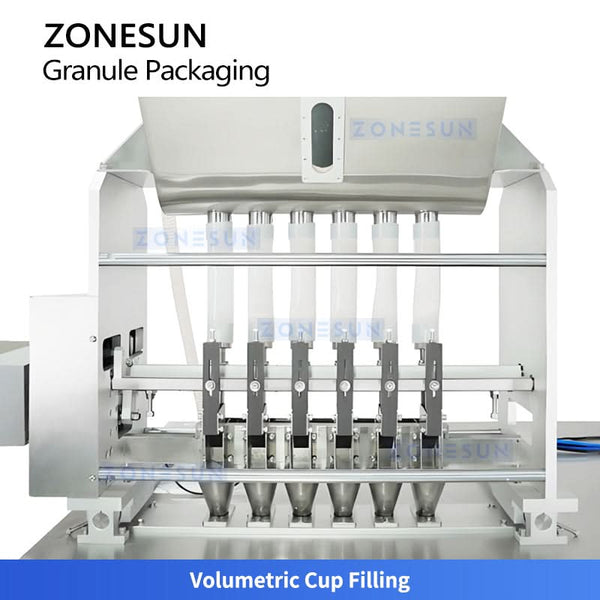 ZONESUN ZS-FS500K6 Automatic Granule Sachet Filling and Sealing Machine