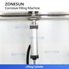 ZONESUN ZS-YTCR12A 12-Head Corrosion-Resistant Filling Machine Bleach Acid Alkali Filler