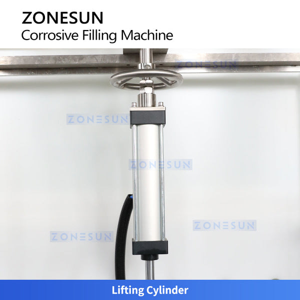 ZONESUN ZS-YTCR12A 12-Head Corrosion-Resistant Filling Machine Bleach Acid Alkali Filler