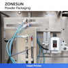 ZONESUN ZS-AFS09 Automatic Premade Bag Powder Filling and Sealing Machine with Vacuum Dust Collector