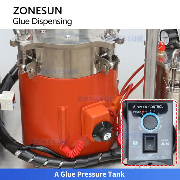 ZONESUN ZS-AGD5 Automatic AB Glue Dispensing Machine Two-Component Glue Mixer
