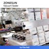 ZONESUN ZS-DLZ380 Automatic Stretch Film Vacuum Packaging Machine Automatic Vacuum Sealer