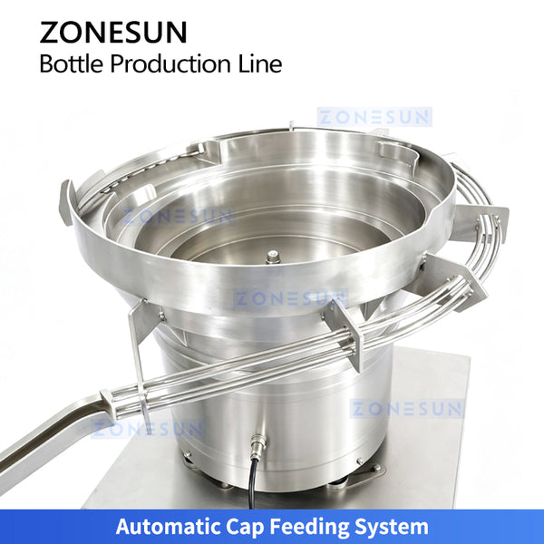 Automatic cap feeding system