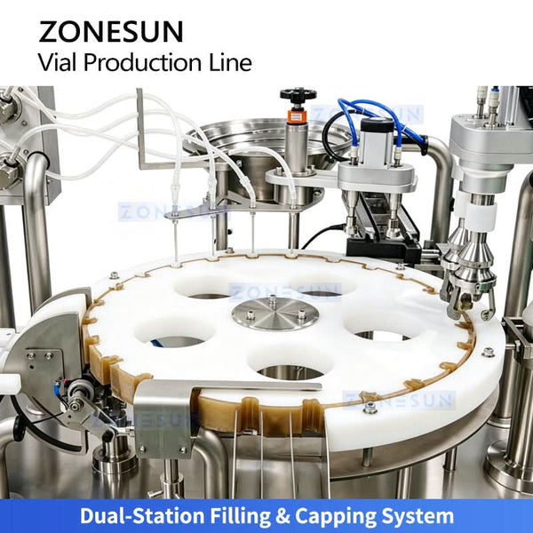 ZS-AFC18 dual-station filling and capping system