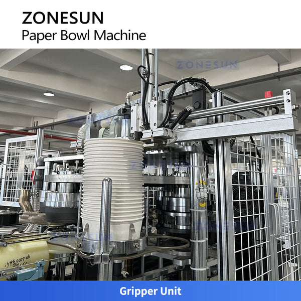 ZONESUN ZS-YB2000 Automatic Paper Bowl Making Machine Disposable Tableware Making Machine