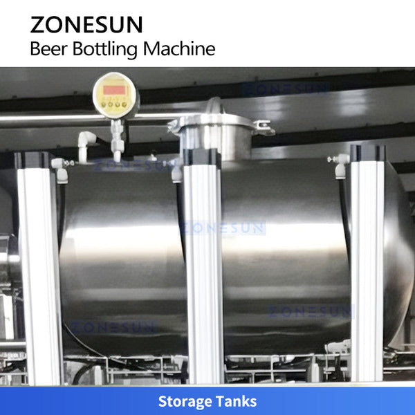 ZONESUN ZS-CFC5 Semi Automatic Beer Filling and Capping Machine for Craft Breweries