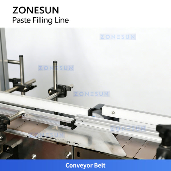 ZONESUN ZS-FAL180C8 Automatic Paste Filling, Capping Labeling Machine Production Line