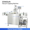ZONESUN ZS-XG240 Automatic Vacuum Capping Sealing Machine for Metal Lugs Tin Caps