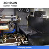 ZONESUN ZS-SWP2 Single Color Automatic Bottle Screen Printing Machine UV Screen Printer