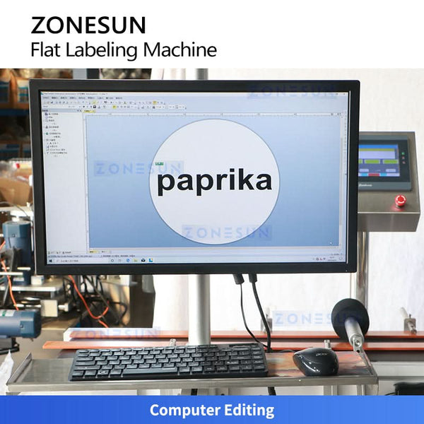 ZONESUN ZS-TB161PO Real-time Print and Apply Labeling Machine Automatic Label Printer Applicator for Packaging Lines