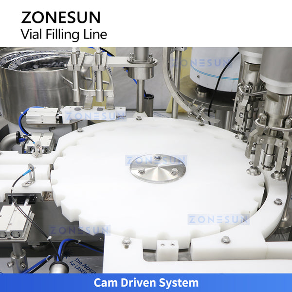 ZONESUN ZS-FAL180V14 Turnkey Vial Packaging Line Water Treatment Filling Capping Labeling