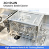 ZONESUN ZS-UWB8 Automatic Ultrasonic Vial Washing Machine Dual Lanes for Multi-Size Bottle Washer