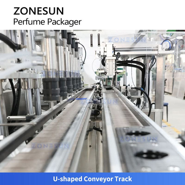 ZONESUN ZS-AFC9C Automatic Perfume Bottle Filling and Capping Production Line