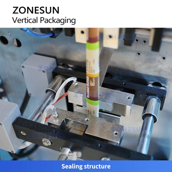 ZONESUN ZS-FS120Q Vertical Powder Filling Sealing Machine BOPP/PE, PET/PE, PET/AL Film