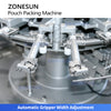 ZONESUN ZS-SPFC8 Dual-Lane Premade Bag Packaging Machine | 120 Bags/min Stand-Up Zipper Pouch