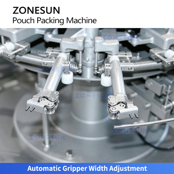 ZONESUN ZS-SPFC8 Dual-Lane Premade Bag Packaging Machine | 120 Bags/min Stand-Up Zipper Pouch