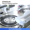 ZONESUN ZS-AFK120 Automatic Vacuum Can Seamer Machine for Milk Powder Packaging Line