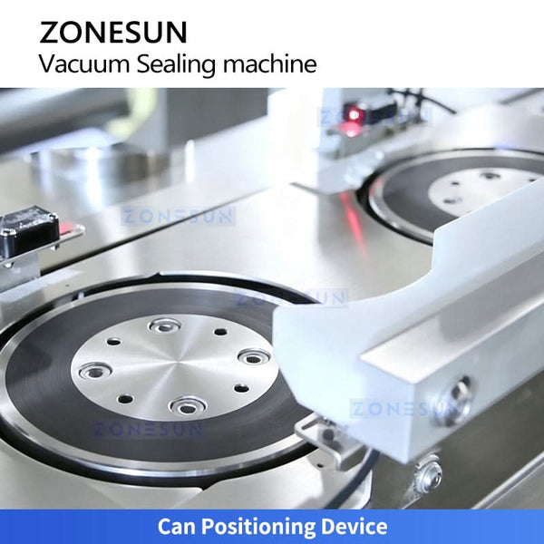 ZONESUN ZS-AFK120 Automatic Vacuum Can Seamer Machine for Milk Powder Packaging Line