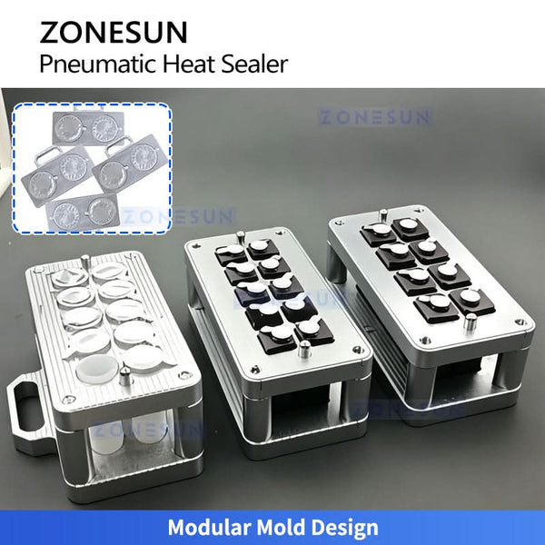 ZONESUN ZS-FK360 Semi-Automatic Pneumatic Coffee Capsule & Cup Heat Sealer