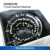 ZONESUN ZS-XG21U Automatic T-Top Corking Machine | Bartop Stopper Insertion Machine